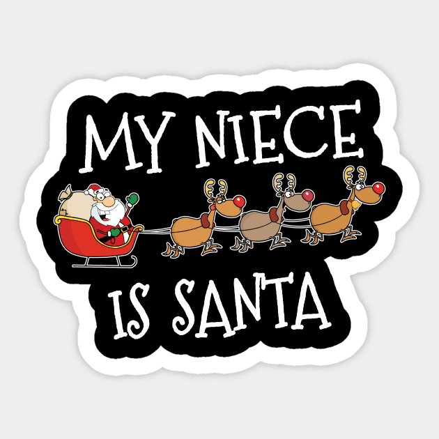 Matching family Christmas outfit Niece Sticker by JamesBosh